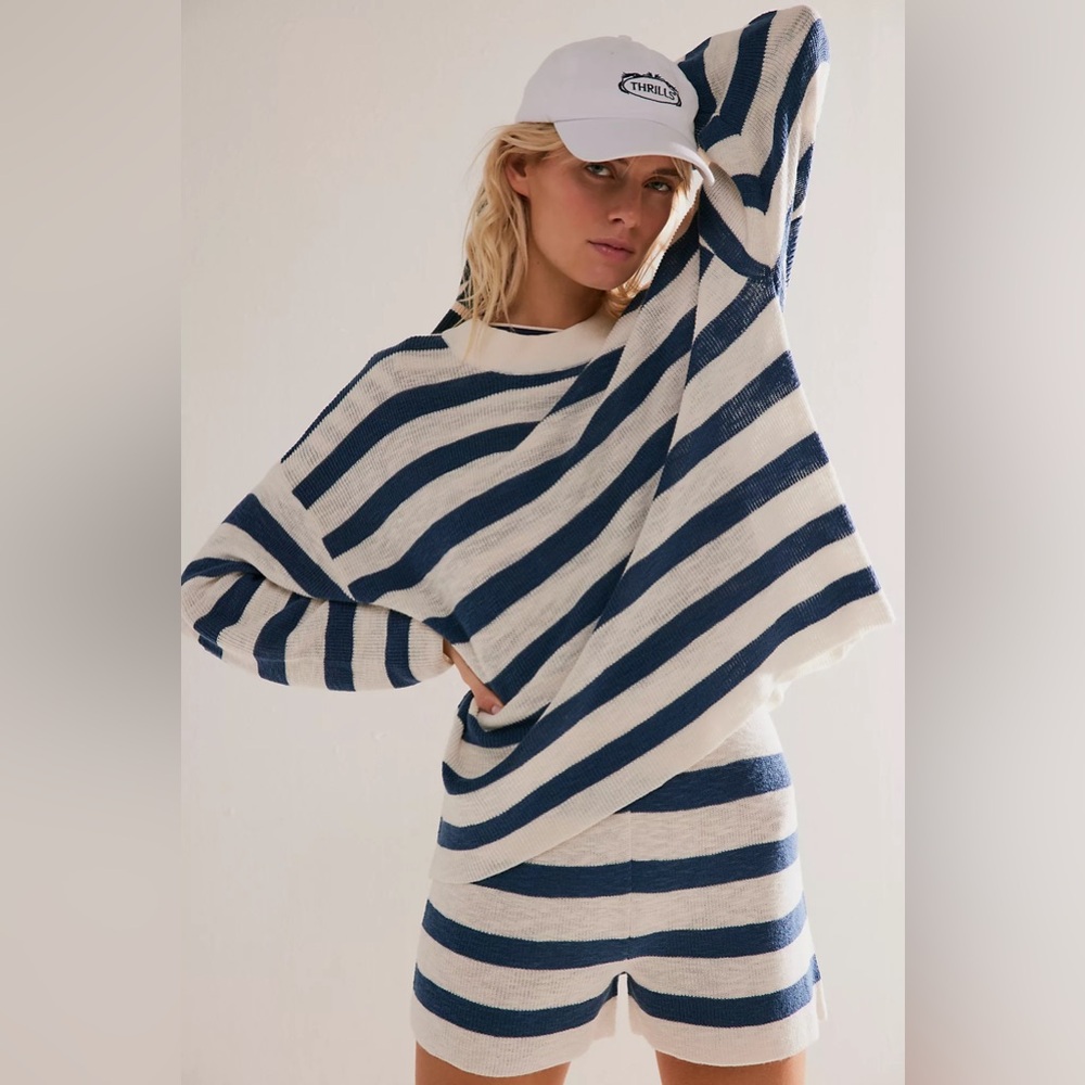 Free People Malibu Surf Sweater Set size Small